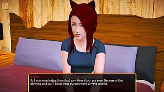 My new family explores small tits