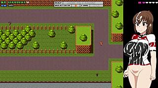 Anime Girl Flashes Painted Body in Public Ride