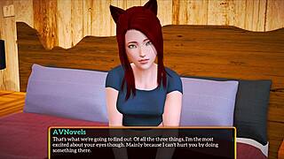 My new family explores small tits