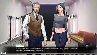 horny whore fucks monster cock in our red string part 11