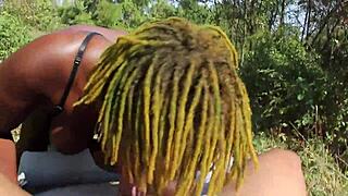 Poizon Ivy Sucks Don Whoe's Cock on the Highway!