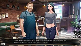 horny whore fucks monster cock in our red string part 11