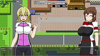 Anime Girl Flashes Painted Body in Public Ride