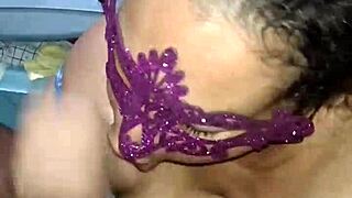 Penile massage turns into deepthroat with huge bbw natural tits