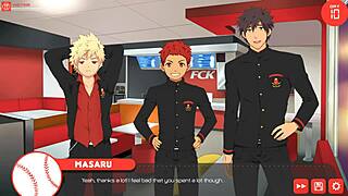 רצה דרך חלקי משחק חריפים במסלול באצ'יקוי איצ'ירו