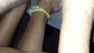 sexy red bone gets a hard challenge