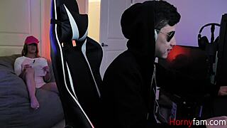 stepsis gobbling gamer cock eagerly