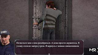 Two locked girls succumb to lust epidemic in cartoon game episode 33