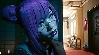 rita wheeler engages in laguna bend sex scene from cyberpunk 2077 in ultra settings 3d cartoon hentai