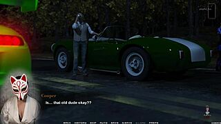 race of life ep 7 features anime boobs and hentai game