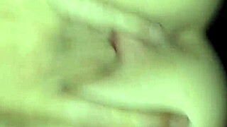 young stripper performs with wet puffy pussy