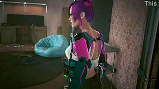 rita wheeler engages in laguna bend sex scene from cyberpunk 2077 in ultra settings 3d cartoon hentai