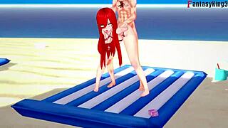 parasoul in bikini gets drilled hard in skullgirls fantasy by fantasyking3