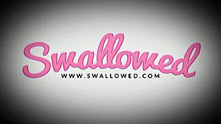 Did Tiana swallow after fucking and blowing?