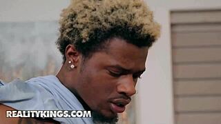 damion skips fixing maya woulfe’s boxes to drill her pussy instead.