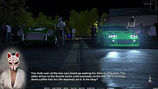 race of life ep 7 features anime boobs and hentai game