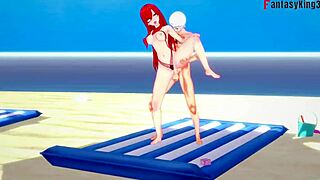 parasoul in bikini gets drilled hard in skullgirls fantasy by fantasyking3