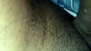 blonde pretty girl sucking big black cock and licking cum