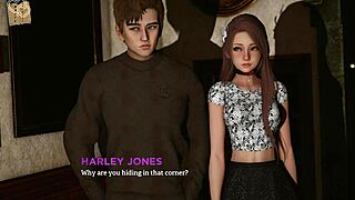 Beautiful 3D anime game with huge tits and sexy boobs