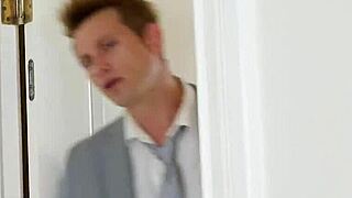 pornstar gets her ass banged while bouncing on hard cock