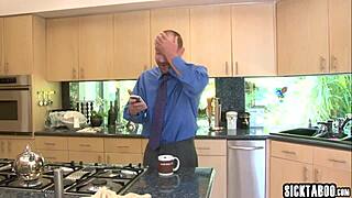 petite stepdaughter giselle leon drilled hard by creepy stepdad in taboo scene