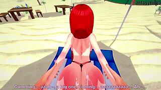 parasoul in bikini gets drilled hard in skullgirls fantasy by fantasyking3