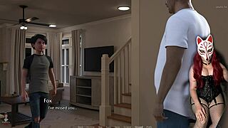 Golden Boy 13 mature seduces young in corset and fishnets
