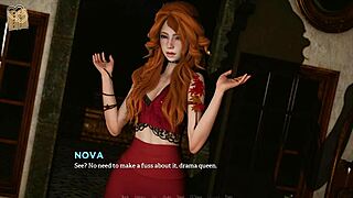 Beautiful 3D anime game with huge tits and sexy boobs