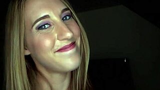 Cute Amateur Blonde Delivers Intense Cock Sucking Action Now.