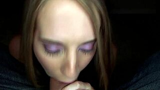 Cute Amateur Blonde Delivers Intense Cock Sucking Action Now.