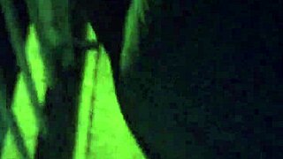 Sandy Cortez performs on the crossing.