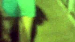 Sandy Cortez performs on the crossing.