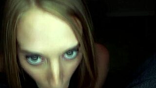 Cute Amateur Blonde Delivers Intense Cock Sucking Action Now.