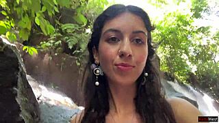 Crazy Gay Cumwalk Explodes at Public Waterfall