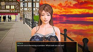 Blonde Milf in Homemade Hentai Game Fucks Big Ass