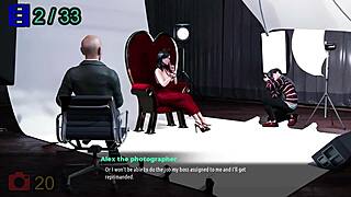 Monica's Wild Photoshoot in Fashion Business Game Turns Naughty