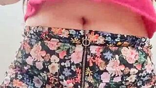 Hey, check this model posing with big natural boobs and loud moans at DepravedMinx