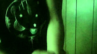 my girlfriend gives a handjob to my friend's cock until cumshot