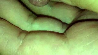 Japanese Wife's Nipples Exposed in Raw Action