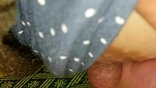 Japanese Wife's Nipples Exposed in Raw Action