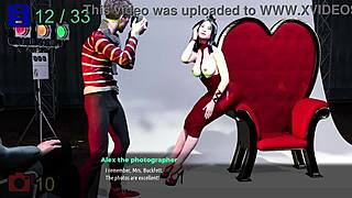 Monica's Wild Photoshoot in Fashion Business Game Turns Naughty