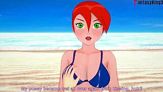 Grown Gwen Tennyson in Bikini for POV Fantasy Action