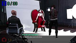 Monica's Wild Photoshoot in Fashion Business Game Turns Naughty