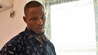 Amateur Ebony Beauty Rides and Spoons on First Date Sensual Sex