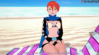 Grown Gwen Tennyson in Bikini for POV Fantasy Action