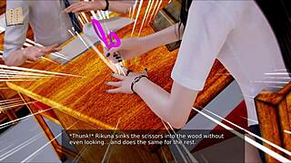 Intriguing college brunette plays wild homemade games with big assets at Academy 177