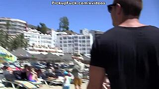 picked up a girl at the cafe for rough banging everywhere