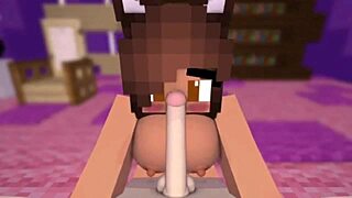 A compilation of Minecraft porn with anime-style artwork