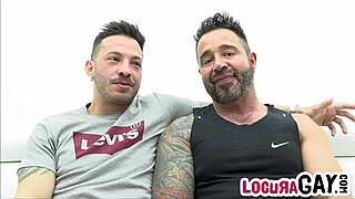 locuragay - john brachalli pounds martín mazza hard on the sofa