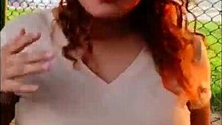 Pretty brunette colombian prostitute bent over for close up amateur fuck with natural tits